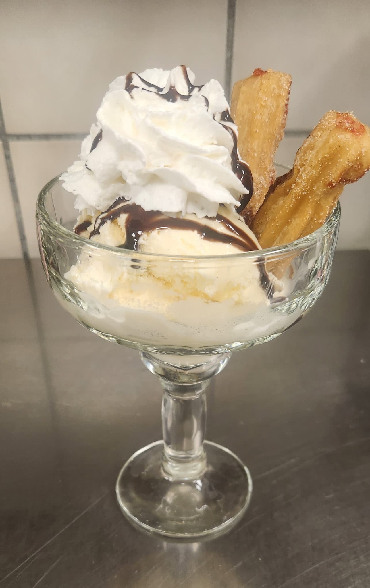 Churro Sundae